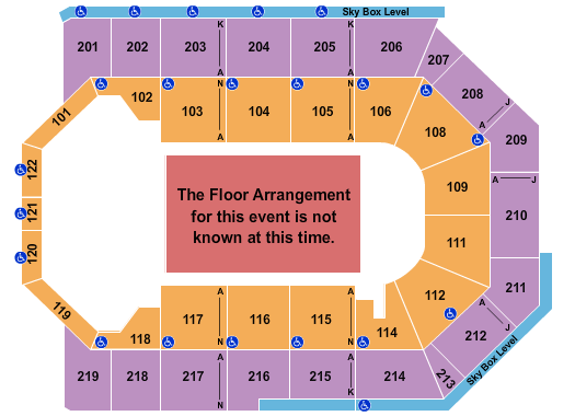 Toyota Arena Kane Brown Seating Chart